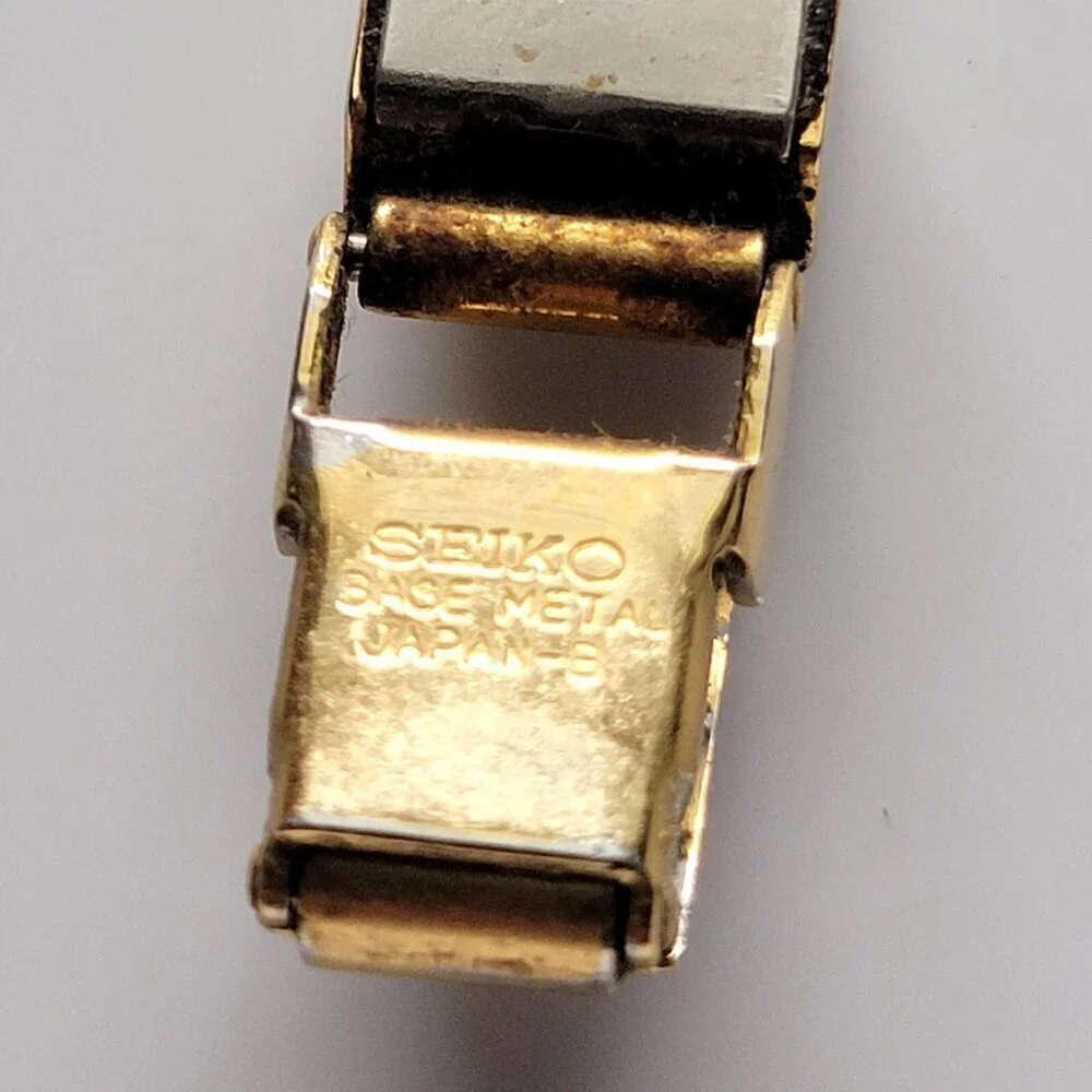 Seiko Watch Women's Vintage Bracelet Stainless Steel Back
